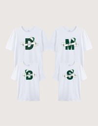 Image 1 of Green Christmas Lettering T-Shirt (Unisex)