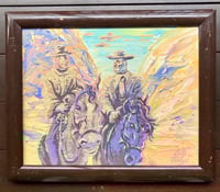 Image 1 of El Santo & Blue Demon on Horseback (2025)