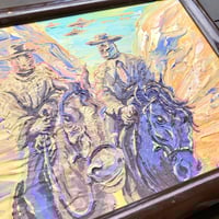 Image 3 of El Santo & Blue Demon on Horseback (2025)