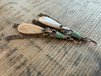 Image 8 of Bonita - Fossil Coral Bohemian earrings/ n142
