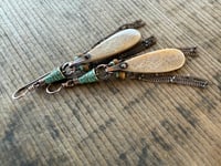 Image 10 of Bonita - Fossil Coral Bohemian earrings/ n142