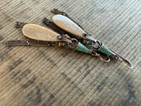 Image 14 of Bonita - Fossil Coral Bohemian earrings/ n142
