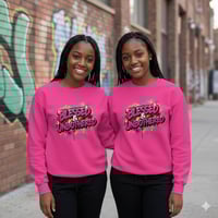 Image 4 of BLESSED & UNBOTHERED Unisex Sweatshirt