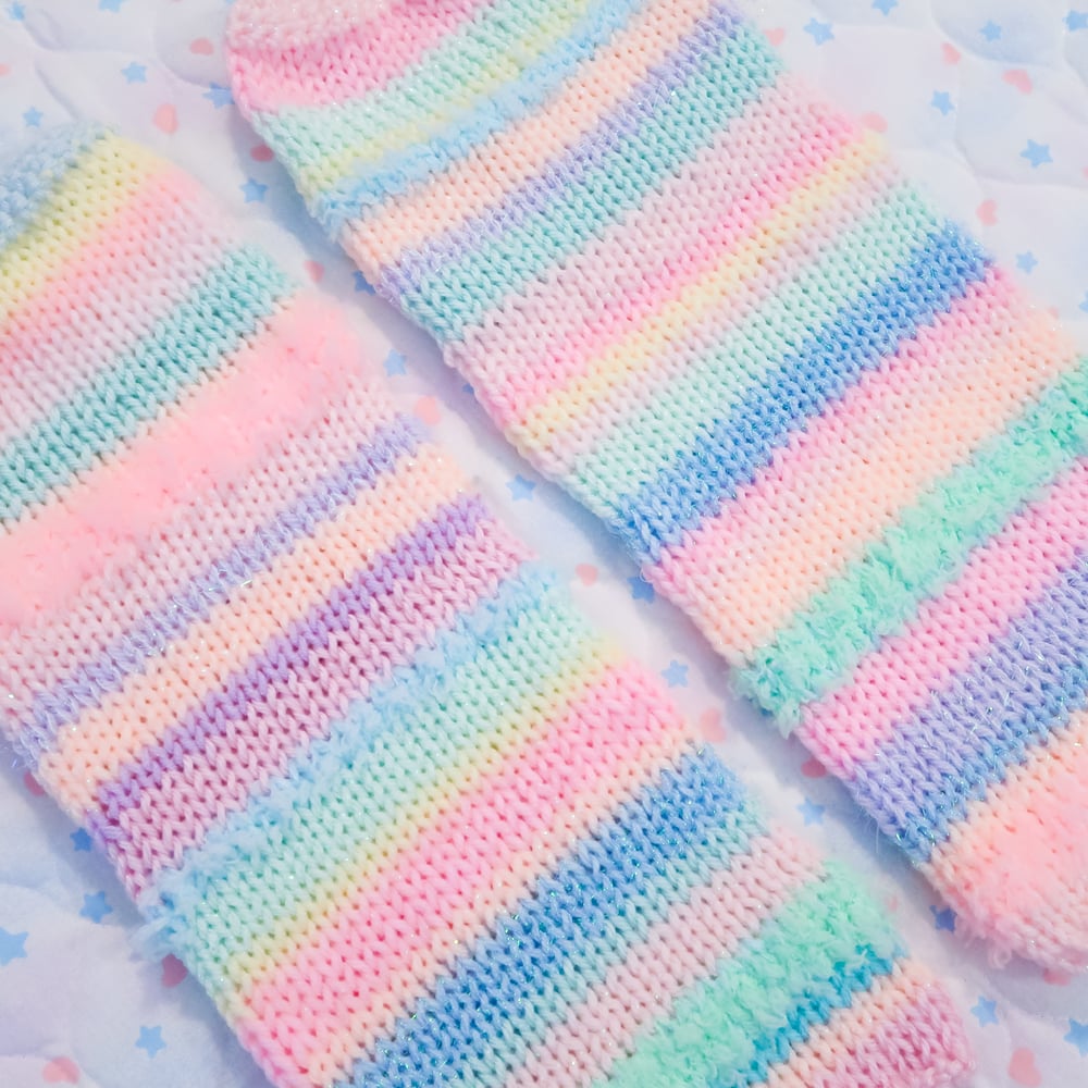 Knit Leg Warmers: 13