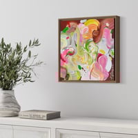 Image 8 of Chromatic garden 1 - 33x33cm, FRAMED