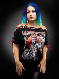 Image 1 of Large GloryHammer Lace Up Tee