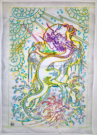 Dragon Rock of Ages prelim drawing