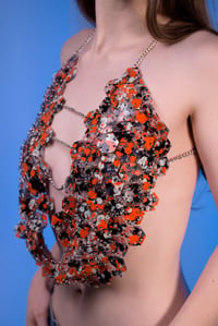 Image 2 of VOGUE top (koi paint drip)
