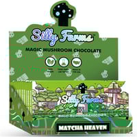 Image 2 of Silly Farms Magic Mushroom Chocolate Bar: Matcha Heaven