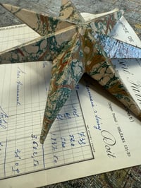 Image 4 of Venetian Folk Star // Hand Marbled Papier-Mache Star 2025