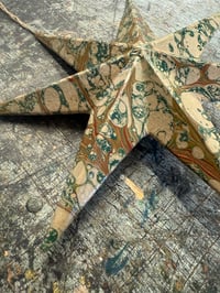 Image 5 of Venetian Folk Star // Hand Marbled Papier-Mache Star 2025