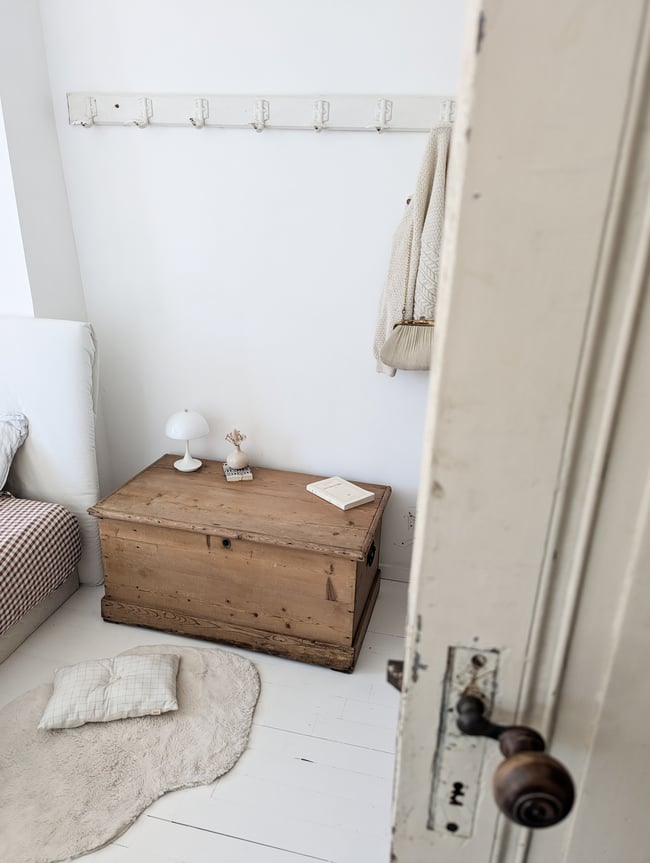 Malle anglaise en pin XIXe 🍂 PROMO ancien 199€