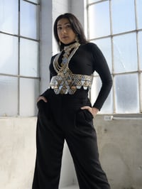 Image 3 of TRIAD underbust (gold and silver)