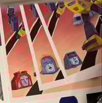 Image 3 of Hand Painted Portrait Transformers 18"x24" Poster 