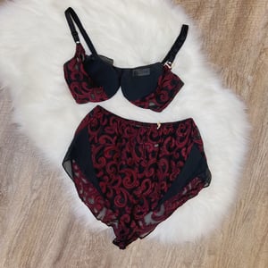 Image of Size 36D/34DD- Oscar de la Renta Vintage 2 Pc Set