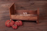 Image 2 of Knitted pumpkins set - brick red and green