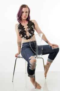 Image 2 of VOGUE top (Black acyrlic)
