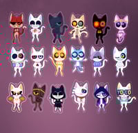 Image 1 of Acrylic Charm "Cat Sanses"