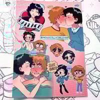 Image 1 of Scott Pilgrim x Wallace Wells Scollace A5 art prints