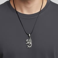 Image 1 of Baby Dragon Chord Necklace