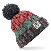 Image 3 of POLDHU WATERMELON BOBBLE HAT