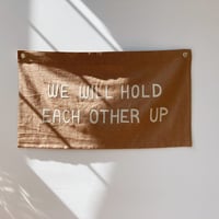 Image 3 of WE WILL Flag - sepia