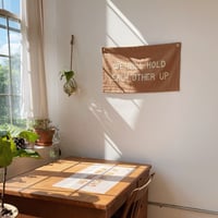 Image 5 of WE WILL Flag - sepia