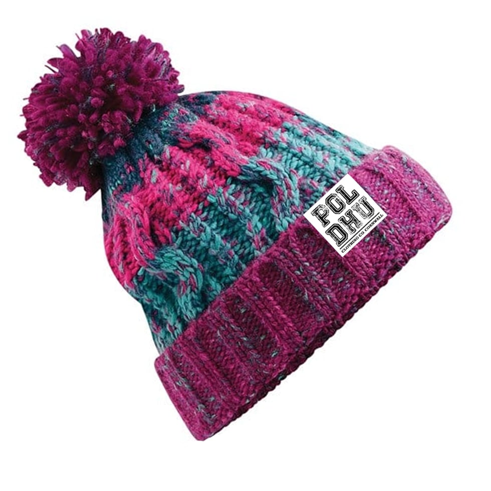 POLDHU WINTERBERRY BOBBLE HAT