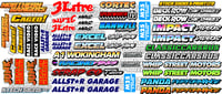 Image 3 of  RC Banger 1/12 Filler Sticker Packs - Sets 4-6