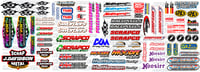 Image 3 of RC Stock Car/Hot Rod 1/12 Filler Sticker Packs