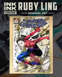 Image 1 of  Original Sketch Cover : Tom Holland Spider-man // Ruby Ling