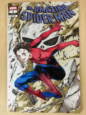 Image of Original Sketch Cover : Tom Holland Spider-man // Ruby Ling