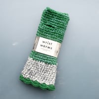 Image 1 of Wrist Worms, Green & Speckled