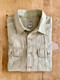 Image 1 of L.L. BEAN SUNWASHED CANVAS SHIRT
