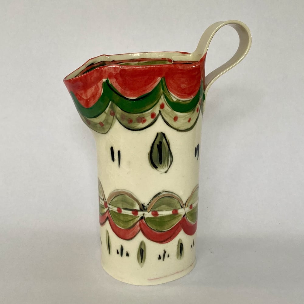 Image of  Pink and green Jugs