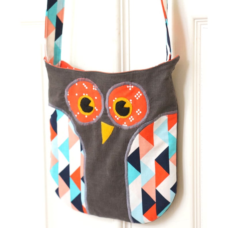 Image of Lola The Owl Pillow PDF Pattern and bonus Lola Owl Bag Pattern