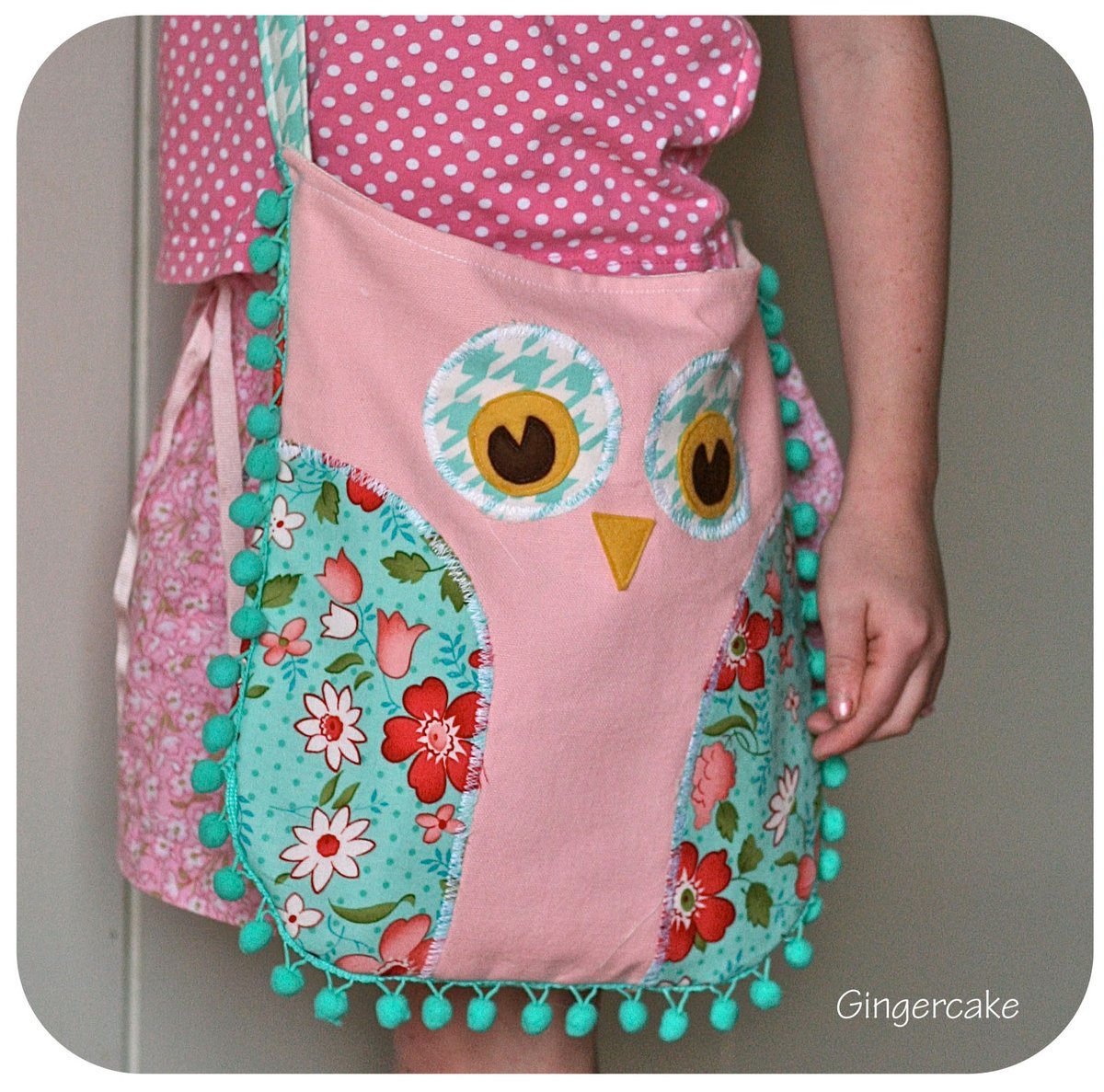 Image of Lola The Owl Pillow PDF Pattern and bonus Lola Owl Bag Pattern
