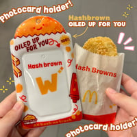 Image 1 of Hashbrown PVC Photocard Holder 🥔