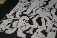Image 2 of Fresno Frenzy! 6" x 8" Linocut Print (FIRST EDITION)