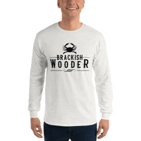 Image 13 of Classic Brackish Wooder - Long Sleeve Tee (Black Logo)