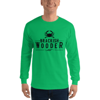 Image 8 of Classic Brackish Wooder - Long Sleeve Tee (Black Logo)