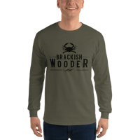 Image 6 of Classic Brackish Wooder - Long Sleeve Tee (Black Logo)