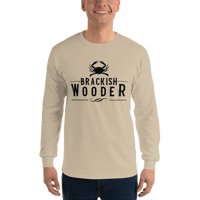 Image 11 of Classic Brackish Wooder - Long Sleeve Tee (Black Logo)