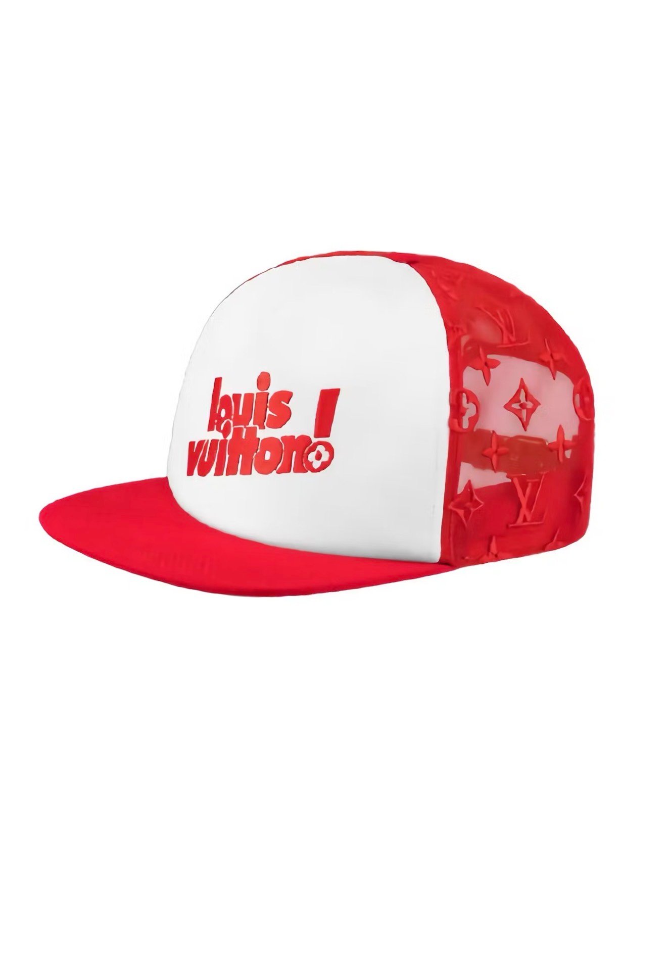 Louis Vuitton Red Mesh LV Soho Exclusive Cap | Wespeso Louis Vuitton Red Mesh LV Soho Exclusive Cap | Wespeso