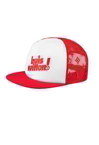 Image 1 of Louis Vuitton Red Mesh LV Soho Exclusive Cap 