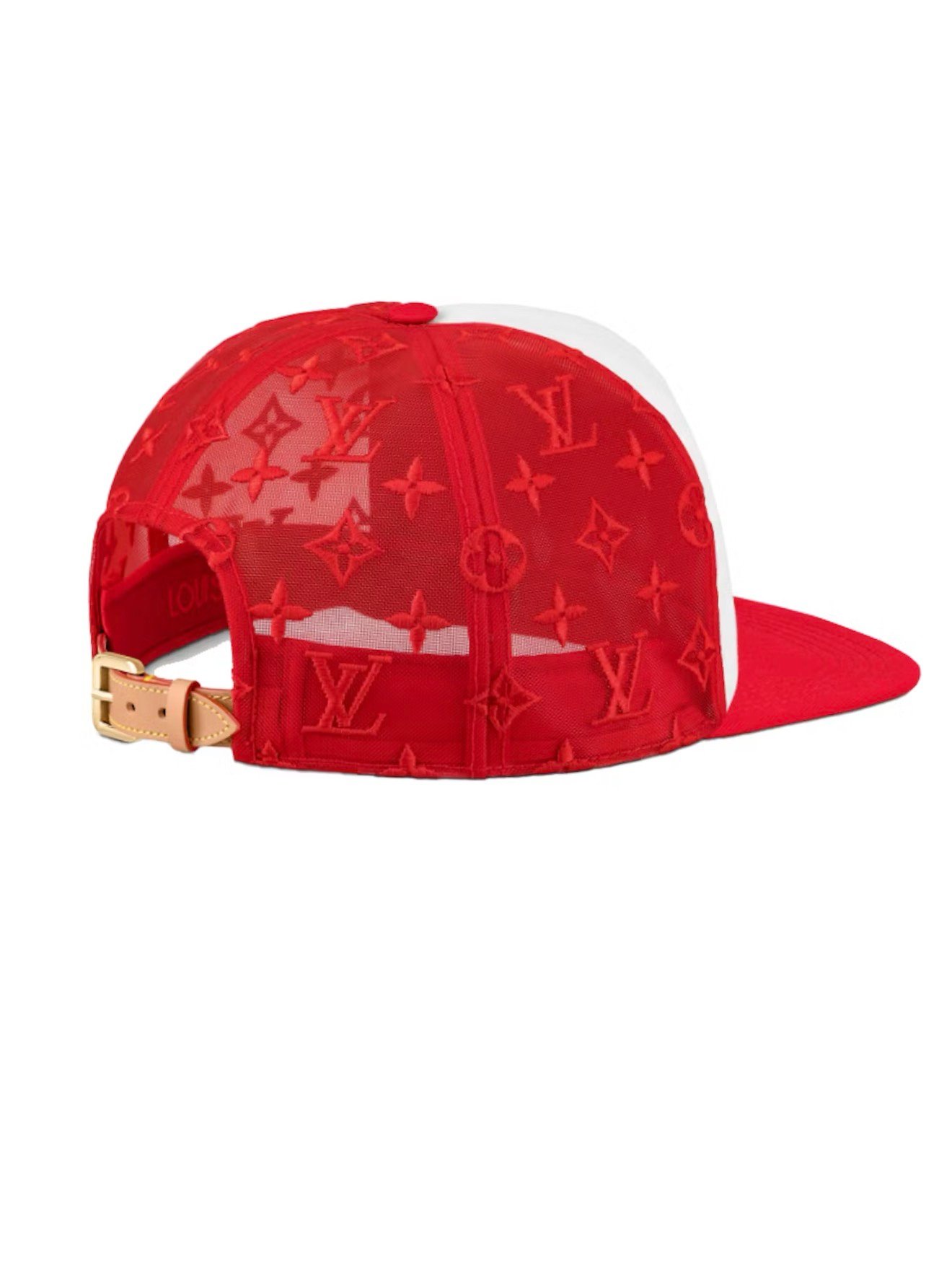 Louis Vuitton Red Mesh LV Soho Exclusive Cap | Wespeso Louis Vuitton Red Mesh LV Soho Exclusive Cap | Wespeso