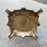 Image 10 of Bougeoir ancien XIXᵉ siècle en laiton et métal argenté – style néo-classique 