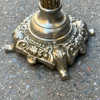 Image 5 of Bougeoir ancien XIXᵉ siècle en laiton et métal argenté – style néo-classique 