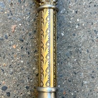 Image 7 of Bougeoir ancien XIXᵉ siècle en laiton et métal argenté – style néo-classique 