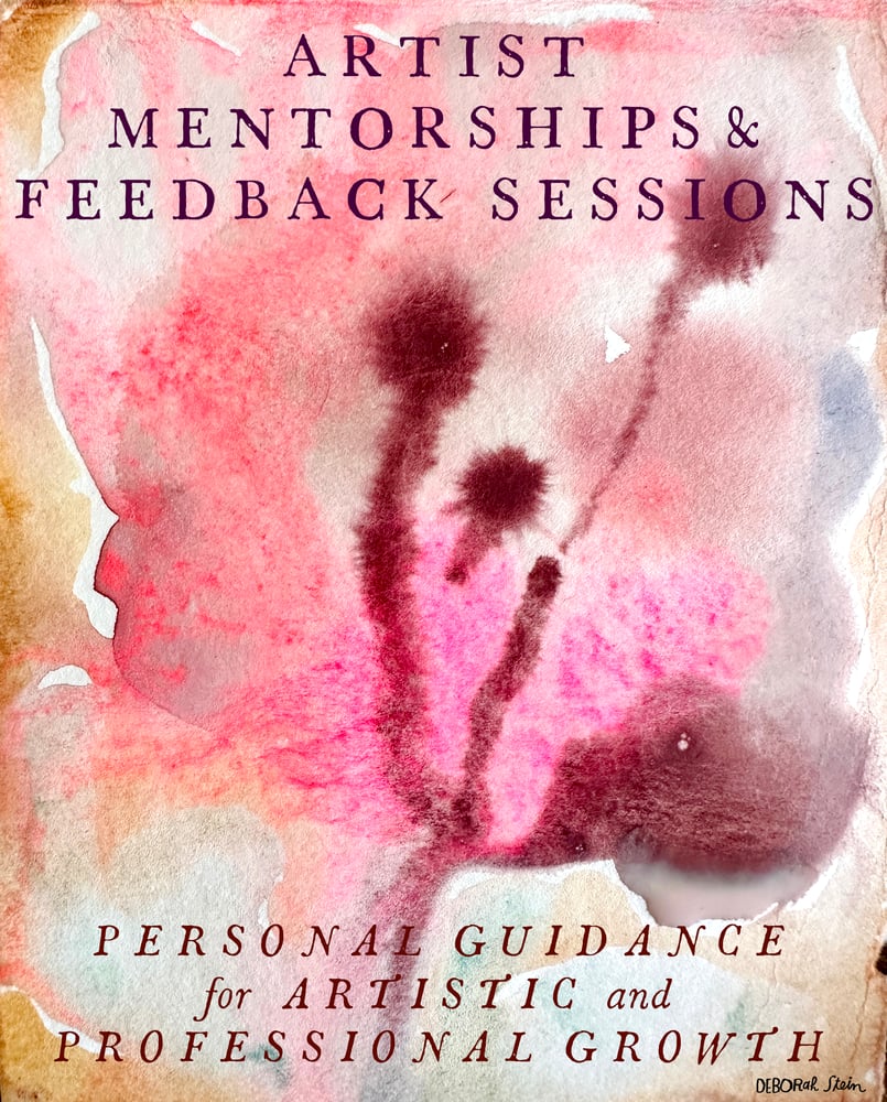 Image of Fall/Winter 2025 1:1: Artist Mentoring, Inspiration and Feedback Sessions 